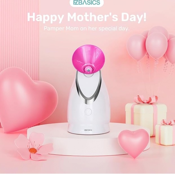 EZBASICS Facial Steamer Ionic Face Steamer for Home Facial, Warm Mist Humidifier - Picture 4 of 5